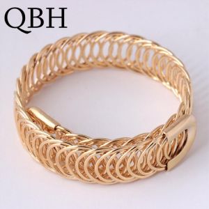 L001 European Punk  Adjustable Open Bracelets & Bangles Women Sexy New Fashion Charm pulseras Metal Braided Party Jewelry Gifts